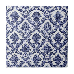 Azulejo De Cerâmica Toile azul