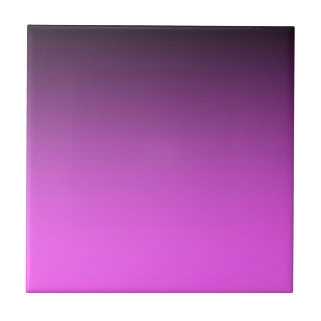 Azulejo De Cerâmica Tom Rosa de Duas Cores Simples (Frente)