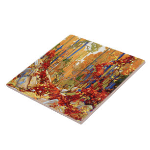 Azulejo De Cerâmica Tom Thomson - Garland do outono