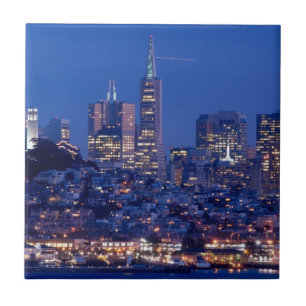 Azulejo De Cerâmica Tomado do telhado da prisão em Alcatraz