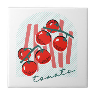 Azulejo De Cerâmica Tomates Tomates Itália Caprichosa Padrão