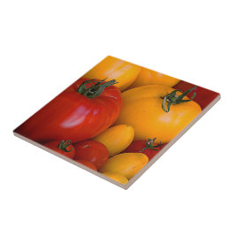 Azulejo De Cerâmica Tomates vermelhos e amarelos