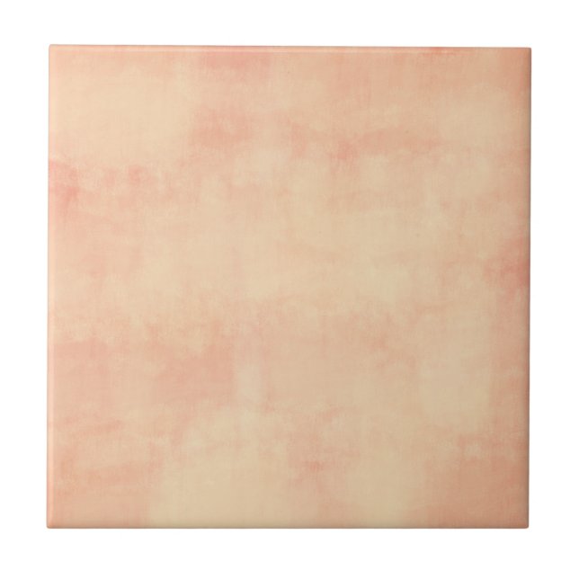 Azulejo De Cerâmica Tons Pastéis Terrosos de Coral (Frente)