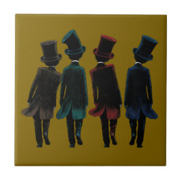 Azulejo De Cerâmica Top Hatters