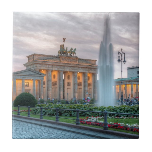 Azulejo De Cerâmica Tor de Brandenburger (Frente)