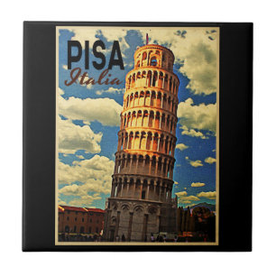 Azulejo De Cerâmica Torre de Pisa ltaly
