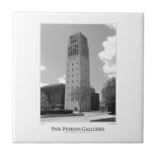 Azulejo De Cerâmica Torre de Relógio da Universidade de Michigan