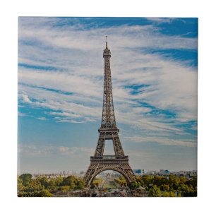 Azulejo De Cerâmica Torre Eiffel em Paris