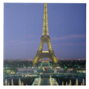Azulejo De Cerâmica Torre Eiffel, Paris, França 2