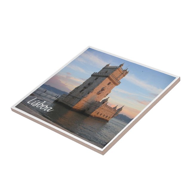 Azulejo De Cerâmica Torre LISBON zPT015, Portugal, Europa, (Lateral)