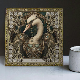 Azulejo De Cerâmica Totalidade da Espírito Cisne Encantada Personalizá