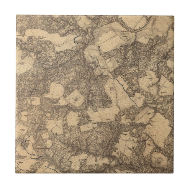 Azulejo De Cerâmica Totopotomoy, Virgínia (Frente)