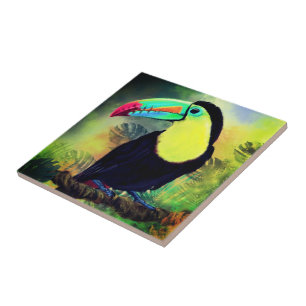 Azulejo de Cerâmica Toucan