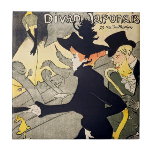 Azulejo De Cerâmica Toulouse-Lautrec - Divan Japonês
