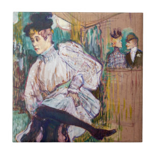Azulejo De Cerâmica Toulouse-Lautrec - Jane Avril Dançando