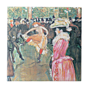 Azulejo De Cerâmica Toulouse-Lautrec: No Rouge