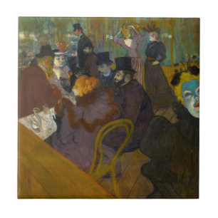 Azulejo De Cerâmica Toulouse-Lautrec - No Rouge