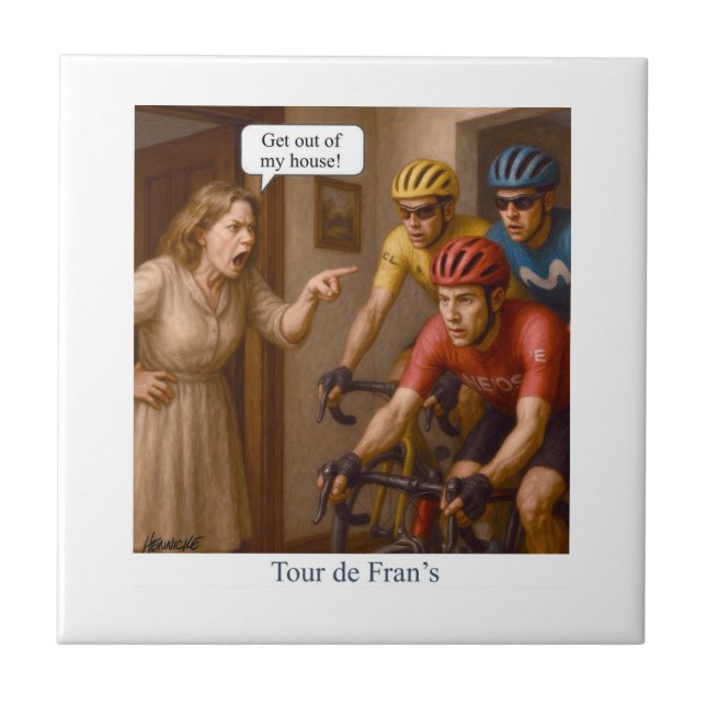 Azulejo De Cerâmica Tour de Fran’s (Frente)