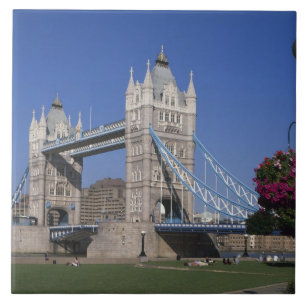 Azulejo De Cerâmica Tower Bridge, River Thames, Londres, Inglaterra