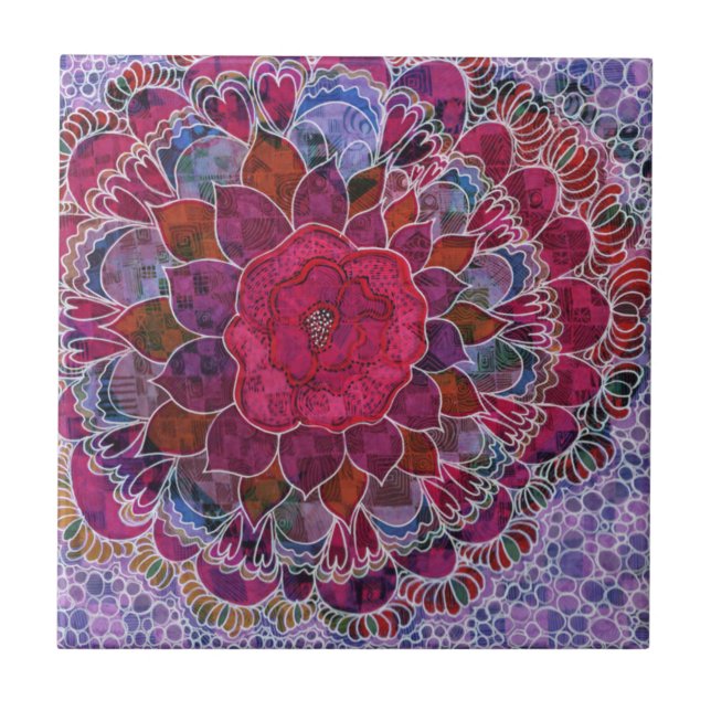 AZULEJO DE CERÂMICA  TRABALHO CARDÍACO (Frente)