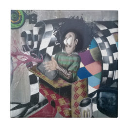 Azulejo De Cerâmica Trabalho de arte abstrato Grafite