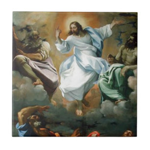 Azulejo De Cerâmica Transfiguration_by_Lodovico_Carracci.