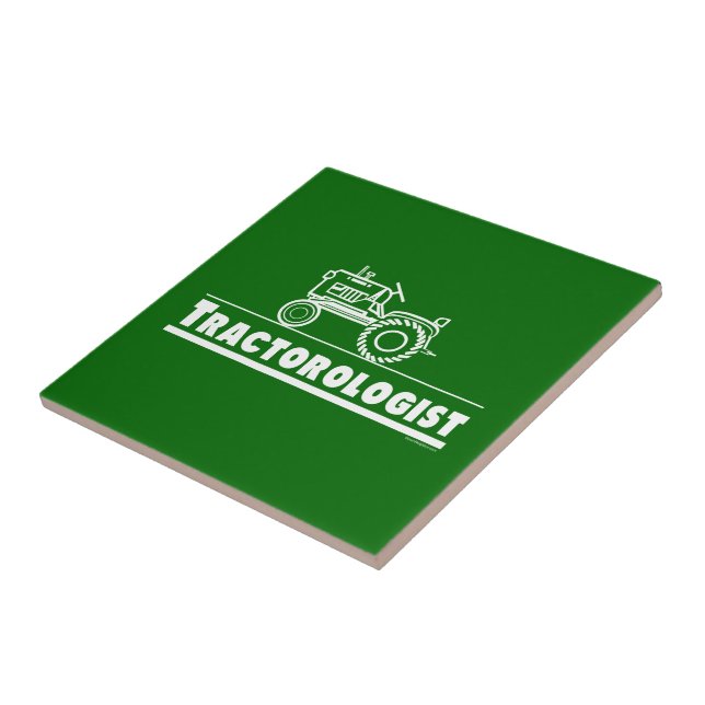 Azulejo De Cerâmica Trator engraçado (Lateral)