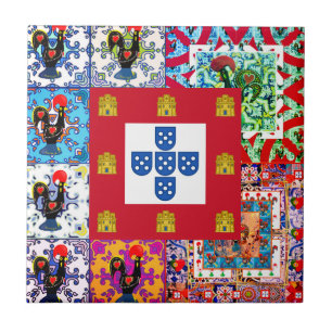 Azulejo De Cerâmica Travesseiro decorativo design português