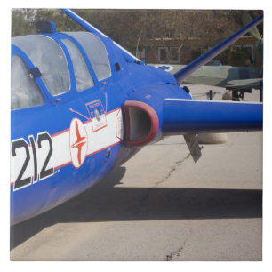 Azulejo De Cerâmica Treinador Fouga Magister construído na França