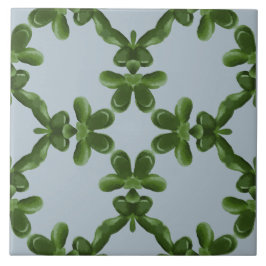 Azulejo De Cerâmica Treliça de Jade em Água Clara
