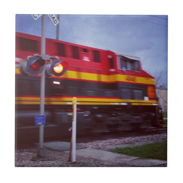 Azulejo De Cerâmica Trem (Frente)