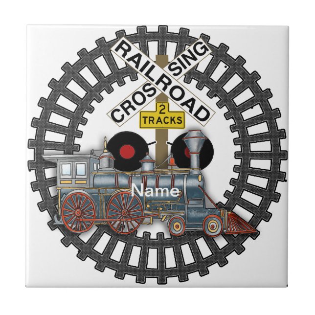 Azulejo De Cerâmica Trem Ferroviário (Frente)