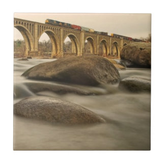 Azulejo De Cerâmica Trem sobre James River