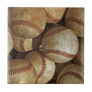 Azulejo De Cerâmica Trendy Baseball Trabalho de arte
