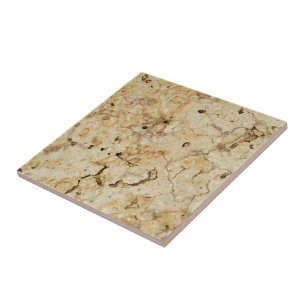 Azulejo De Cerâmica Trendy Beige Brown Marble Stone - Elegante