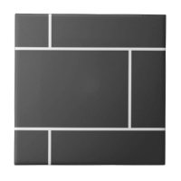 Azulejo de cerâmica Trendy Classic Black Subway