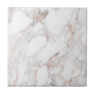 Azulejo De Cerâmica Trendy Elegant Rosa Dourado Marble Modelo