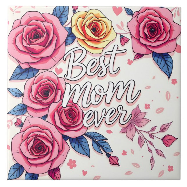 Azulejo De Cerâmica Trendy Floral Luxury Coleção (Frente)