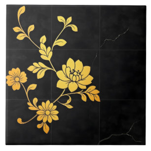 Azulejo De Cerâmica Trendy Luxury Elegant Coleção Floral
