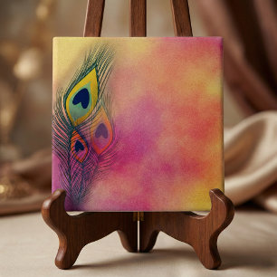 Azulejo De Cerâmica Trendy Na moda Peacock Feather