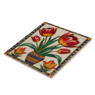Azulejo De Cerâmica Trendy Tulips Belo Coleção