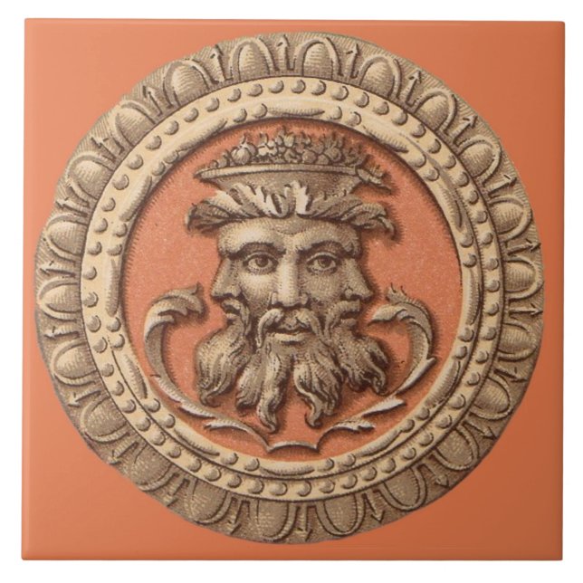 Azulejo De Cerâmica três faces (Frente)