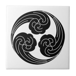 Azulejo De Cerâmica Três ondas espiraladas