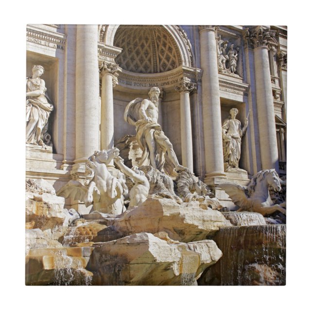Azulejo De Cerâmica Trevi fountain (Frente)