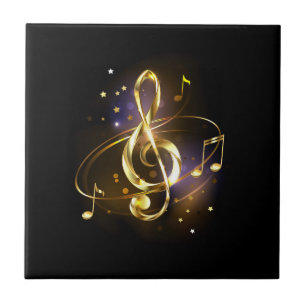 Azulejo De Cerâmica Trevo de Ouro Música