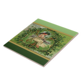 Azulejo De Cerâmica Trevo pequeno doce