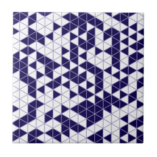 Azulejo De Cerâmica Triângulos Geométricos de Lavanda Roxo Moderno Esc