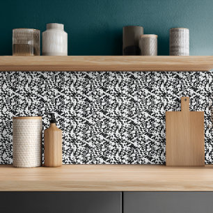 Azulejo De Cerâmica Triângulos Geométricos Preto Cinza Branco Modernos