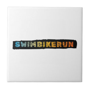 Azulejo De Cerâmica Triathlon design