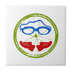 Azulejo De Cerâmica Triathlon Face